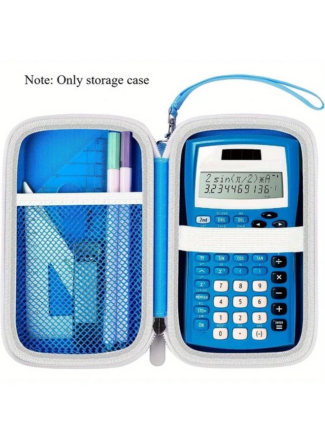 Black Case For Texas Instruments TI 30XIIS Scientific Calculator With Storage Bag And Mesh Pocket - Image 1